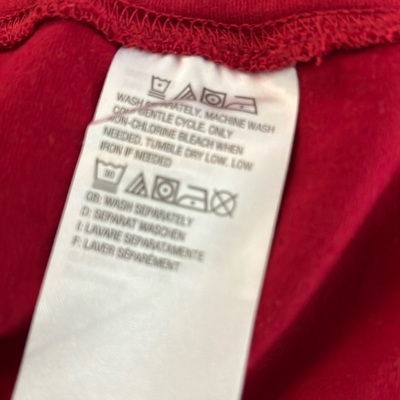 d & co Wide Elastic Waist Sweatshirt Material Skort size L NWOT - Picture 5 of 7